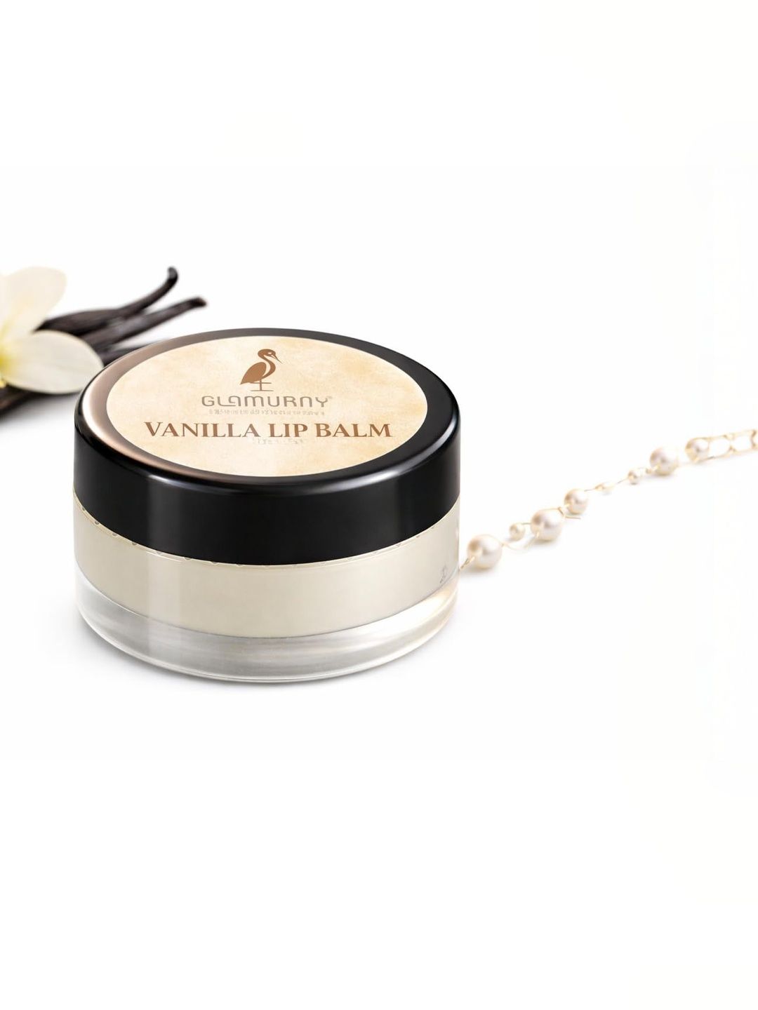 Glamurny Vanilla Moisturizing Lip Balm - 8 g-image-31