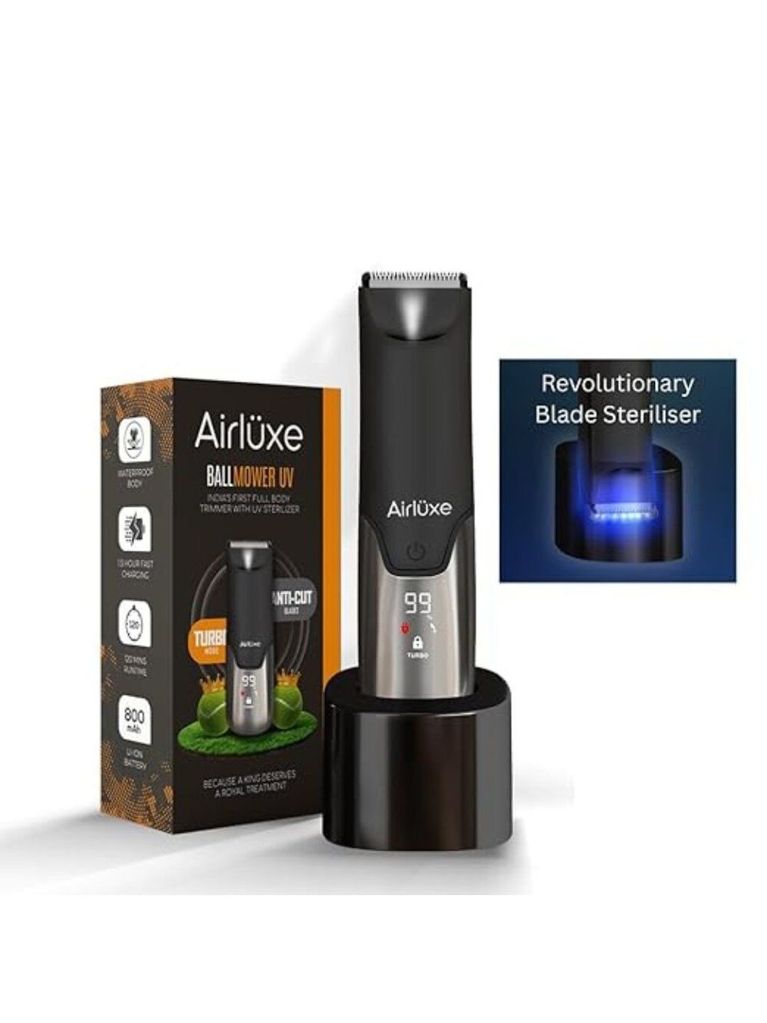 Airluxe Men Full Body Trimmer With UV Charging Dock-picture-25