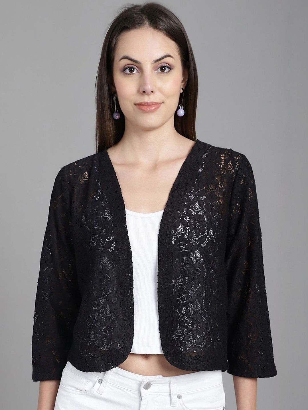 MORDEN MUSE Women Crop Shrug-picture-35