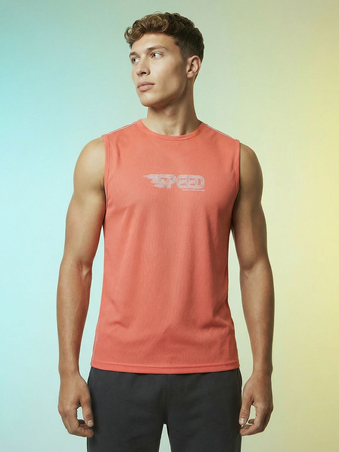 HRX by Hrithik Roshan Typography Printed Sleeveless Rapid-Dry Running T-shirt-picture-41