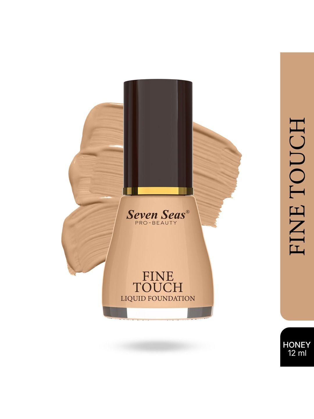 Seven Seas Fine Touch Oil Free Liquid Foundation - 12 ml - Honey-image-6