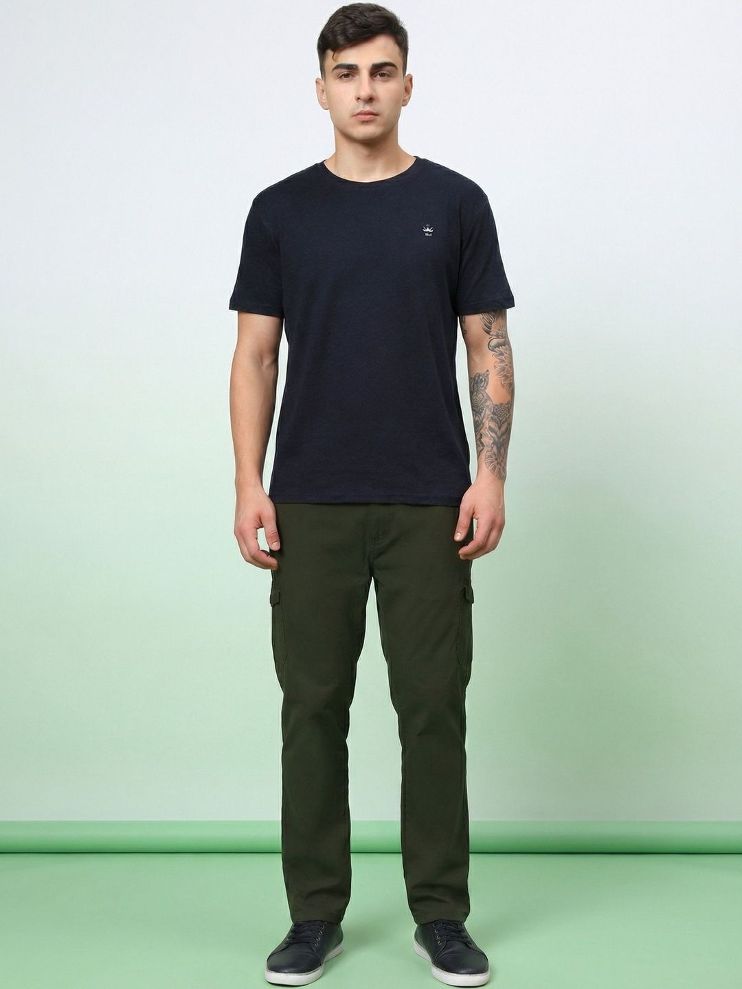 Roadster Cotton Cargos Trousers-picture-43