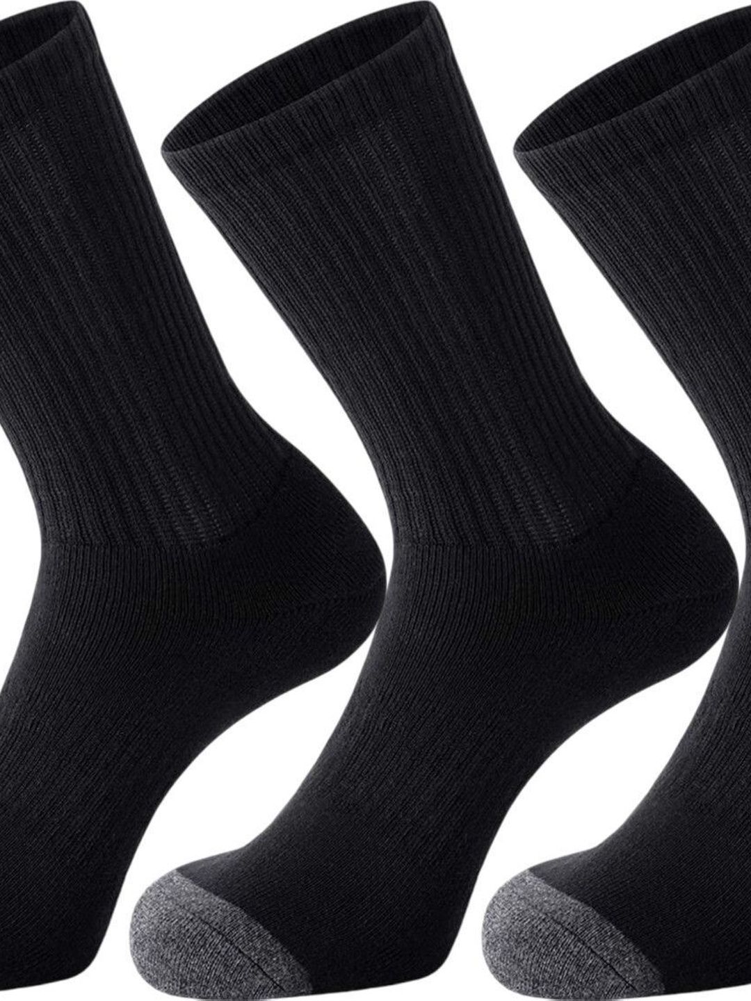 MERCEHIVE Men Pack of 3 Cotton Socks-image-21