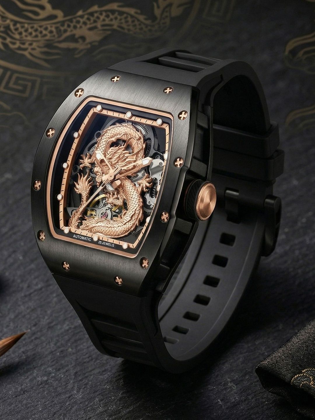ALIX Men Dial & Straps Analogue Automatic Motion Powered Watch AL2928 BRGB-image-49