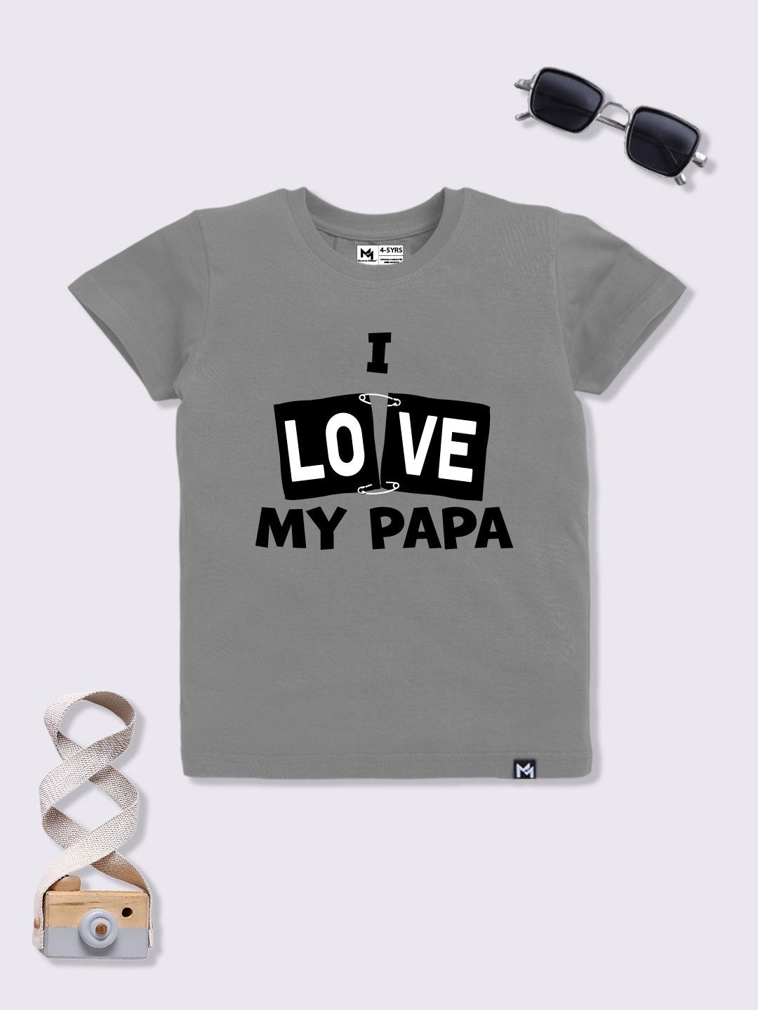 YK X Minute Mirth Boys Typography Printed Cotton T-shirt-picture-14