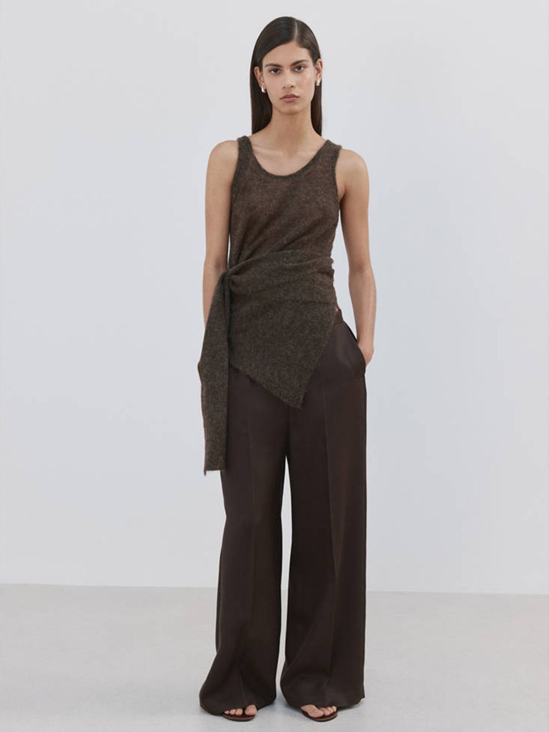 MANGO Women Straight Fit High-Rise Trousers-picture-40