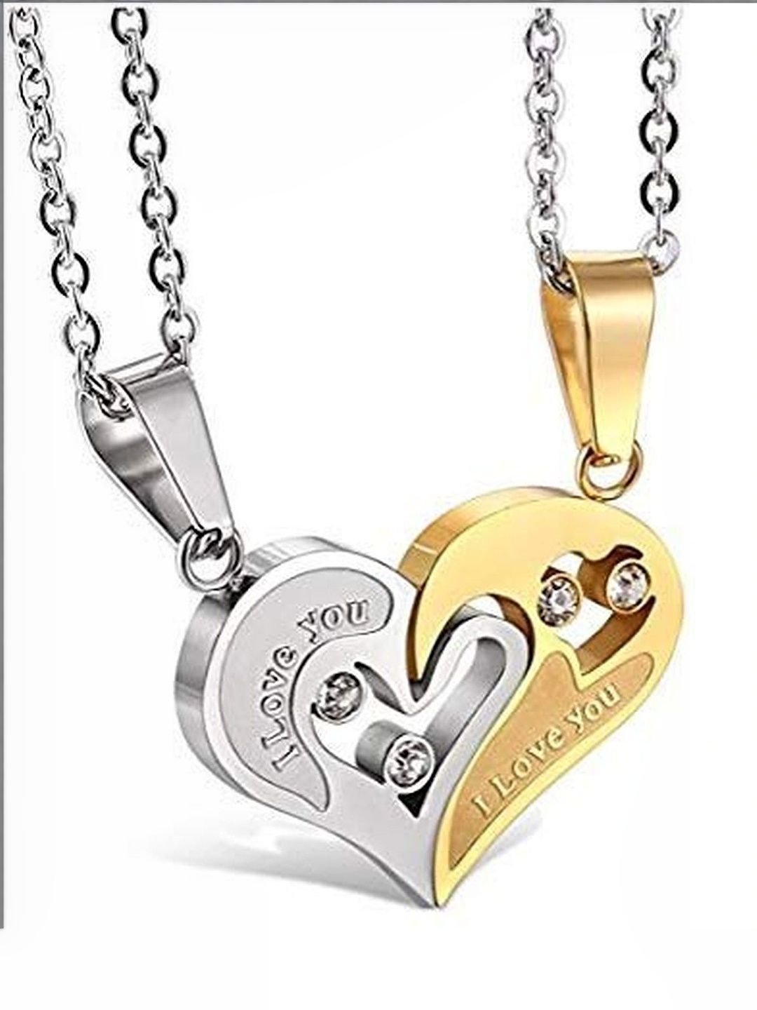 PASU FASHION Heart Shaped Pendants with Chains-picture-12