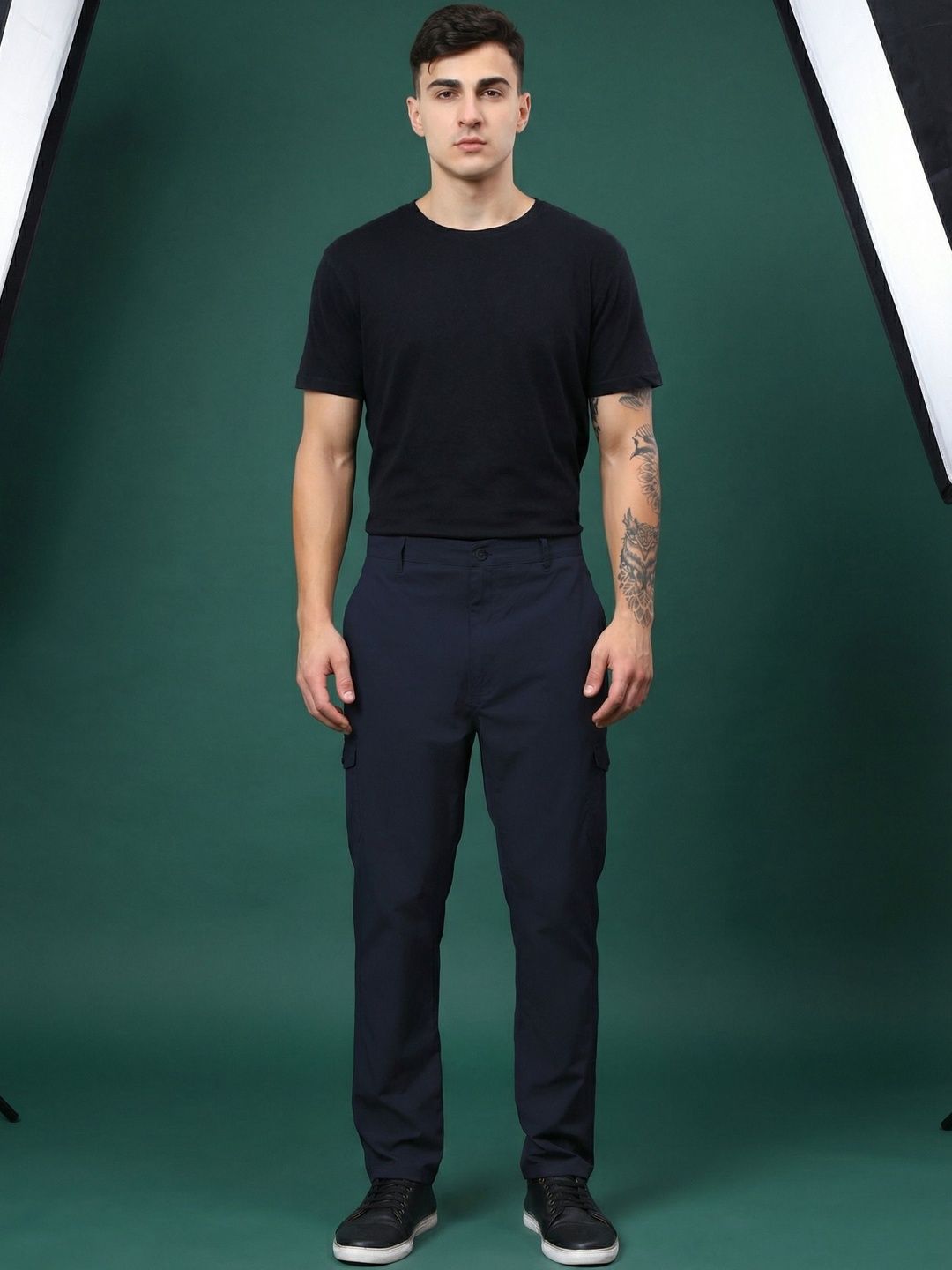 Roadster Cotton Cargos Trousers-picture-23