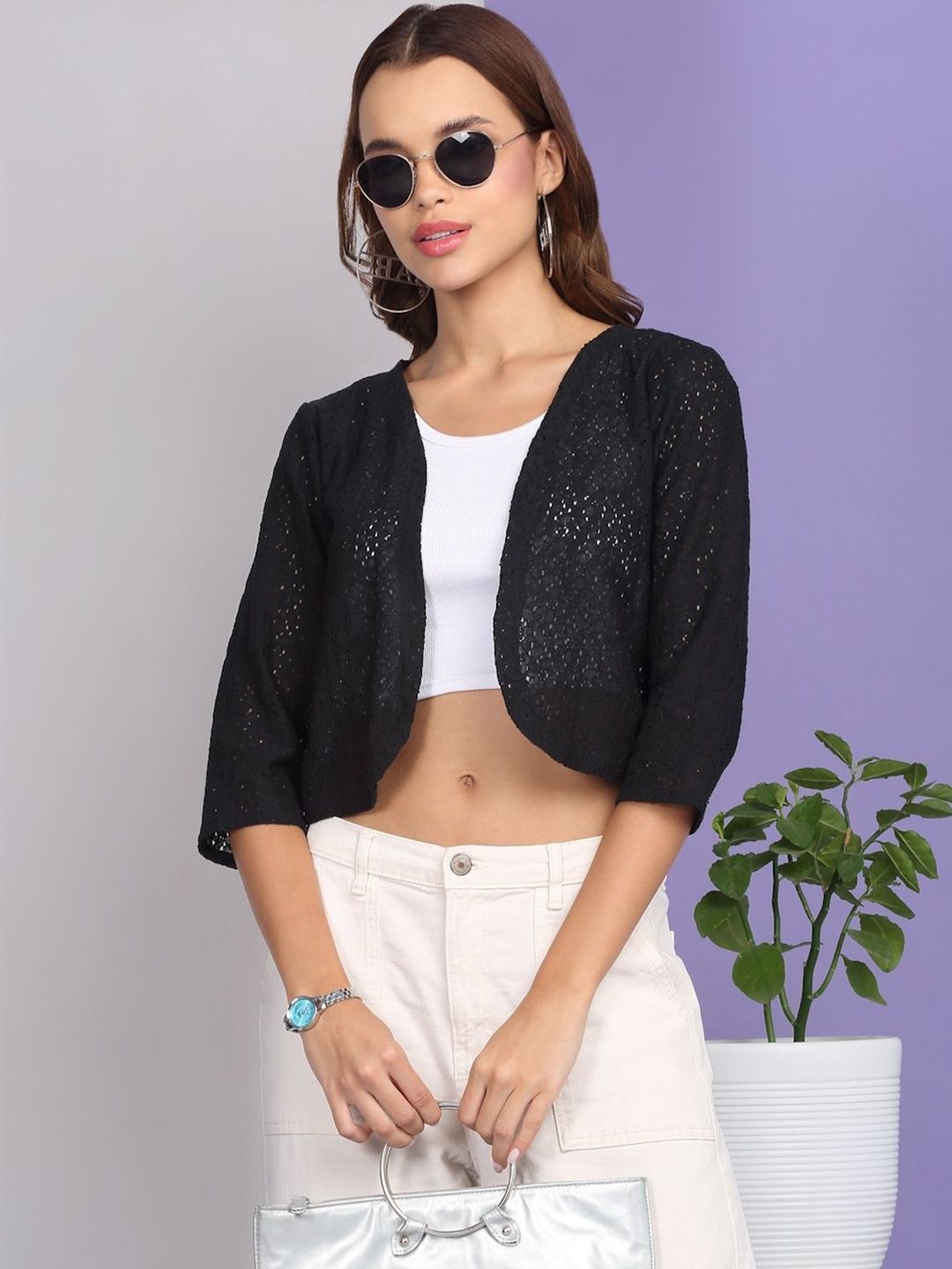 MORDEN MUSE Women Crop Shrug-picture-12