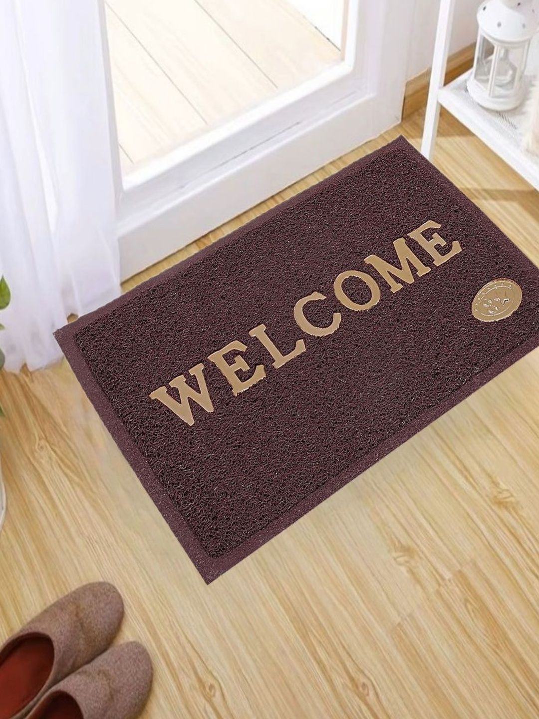vstucart Brown Textured Anti-Skid Doormats-picture-47
