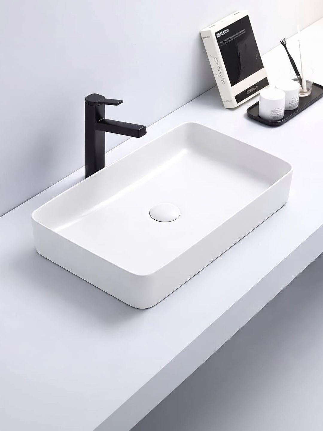 ADANO White Ceramic Bathroom Accessories-picture-21