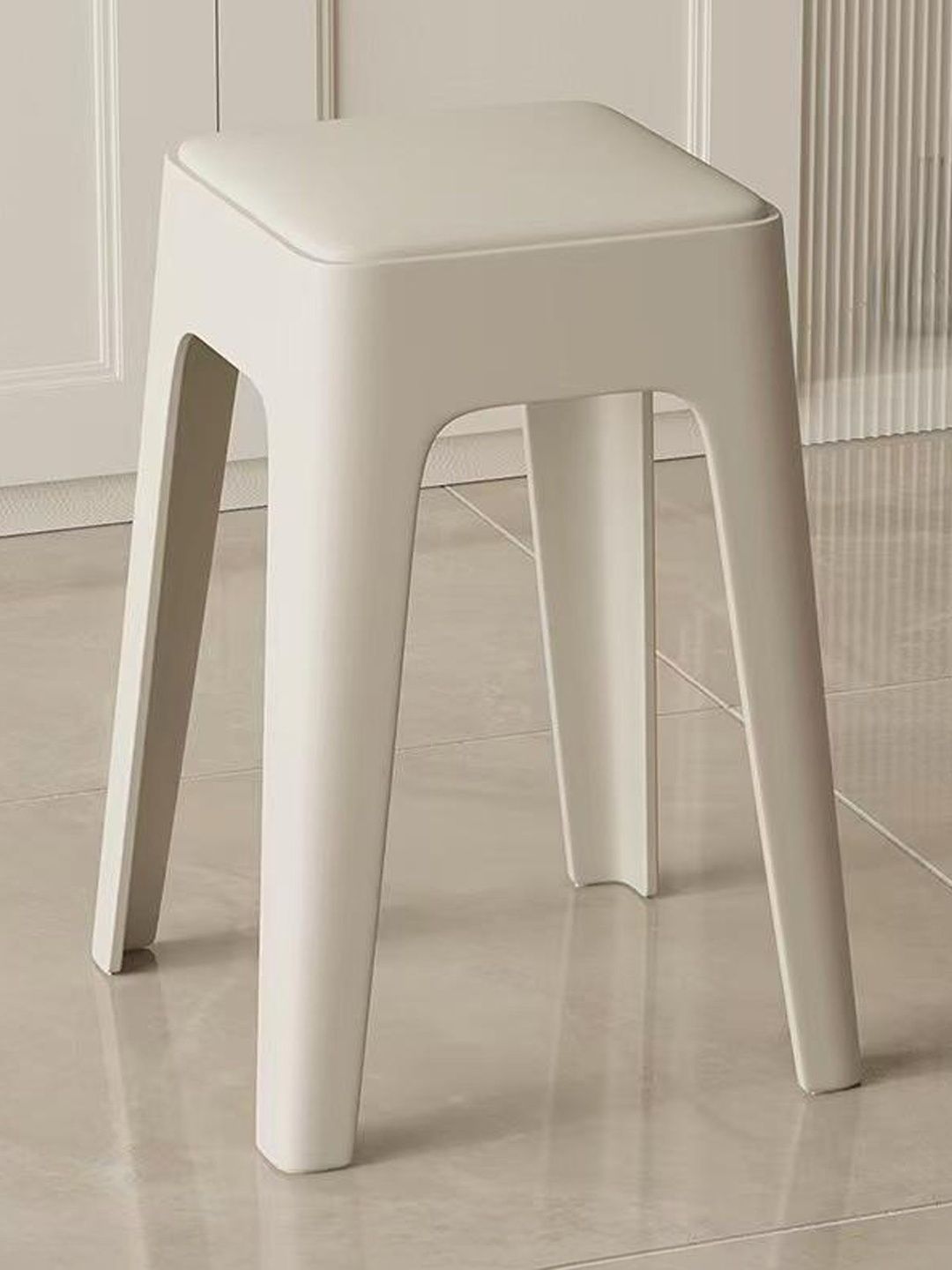 THE ARTMENT White Modern Multi-Purpose Livo Utility Stool-picture-23
