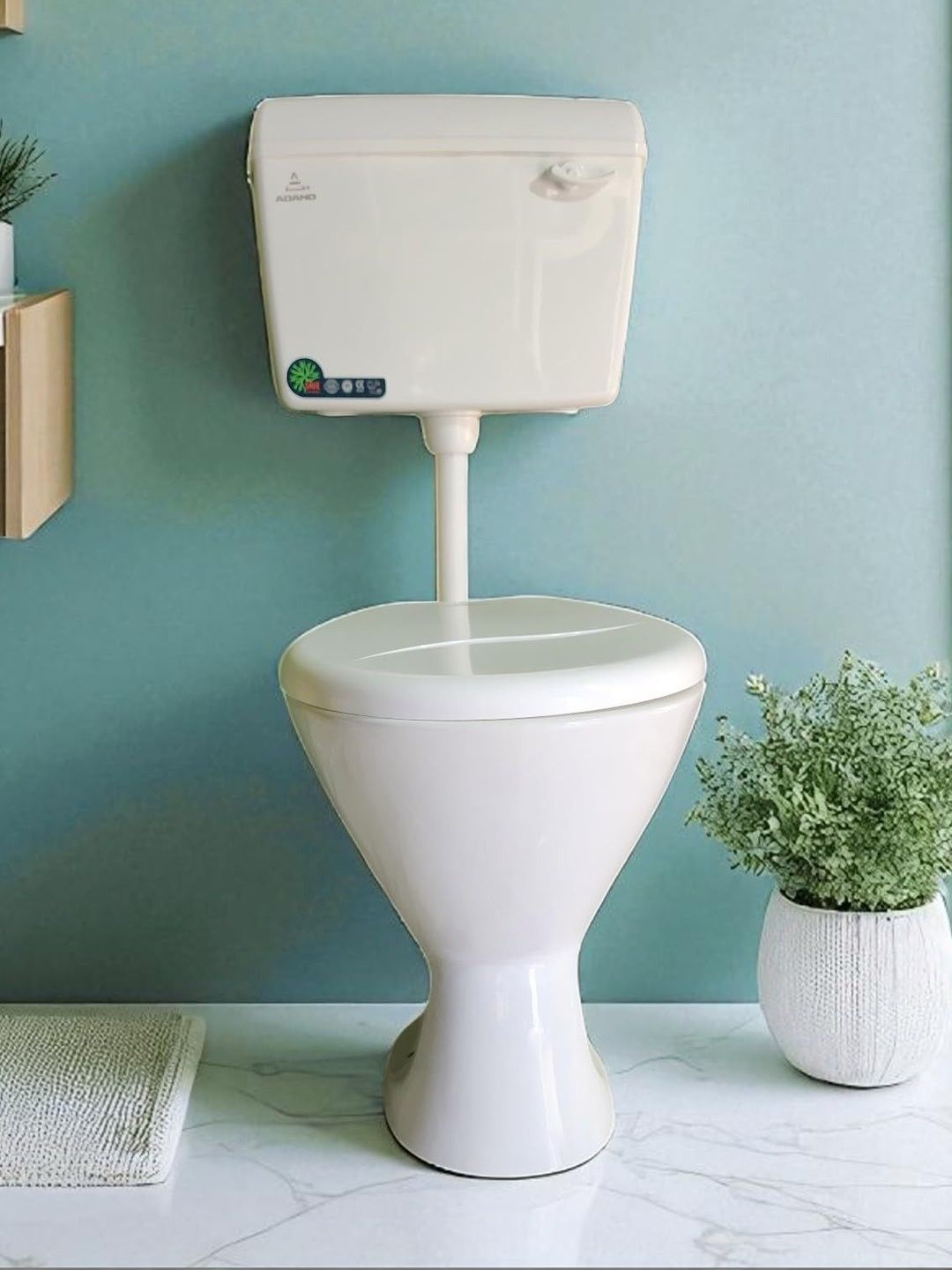 ADANO White Ceramic Bathroom Accessories-picture-19