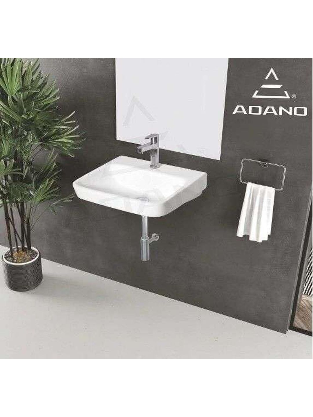 ADANO White Ceramic Bathroom Accessories-picture-30
