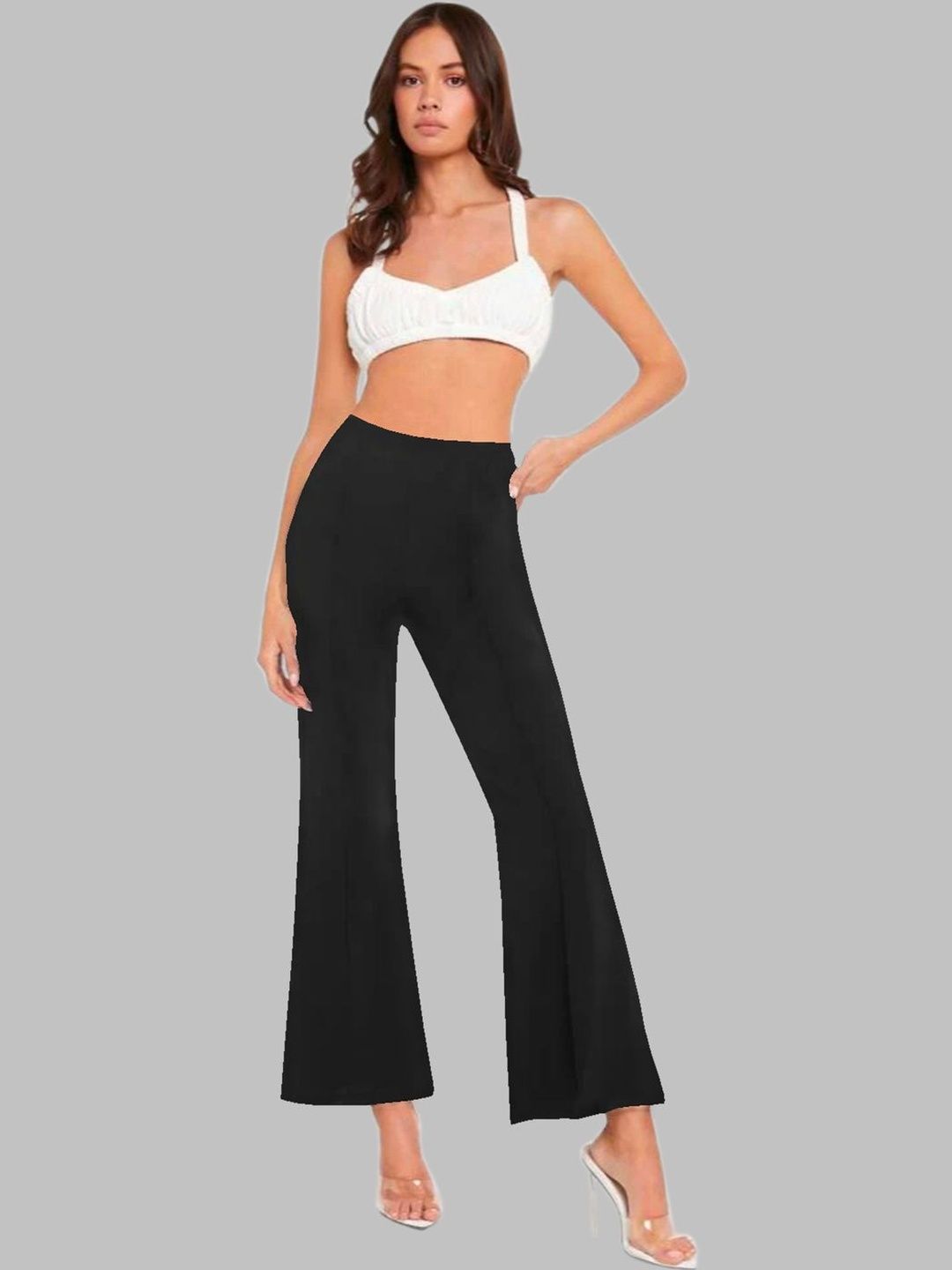 Navyankaa Women Straight Fit High-Rise Trousers-picture-35