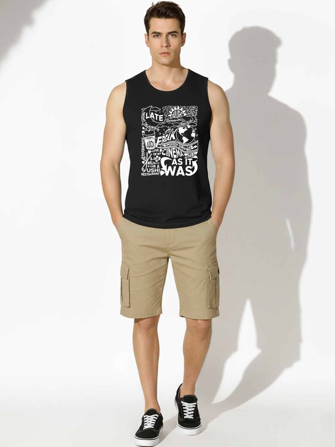 WOOSTRO Printed Assorted Cotton Gym Vest-image-37
