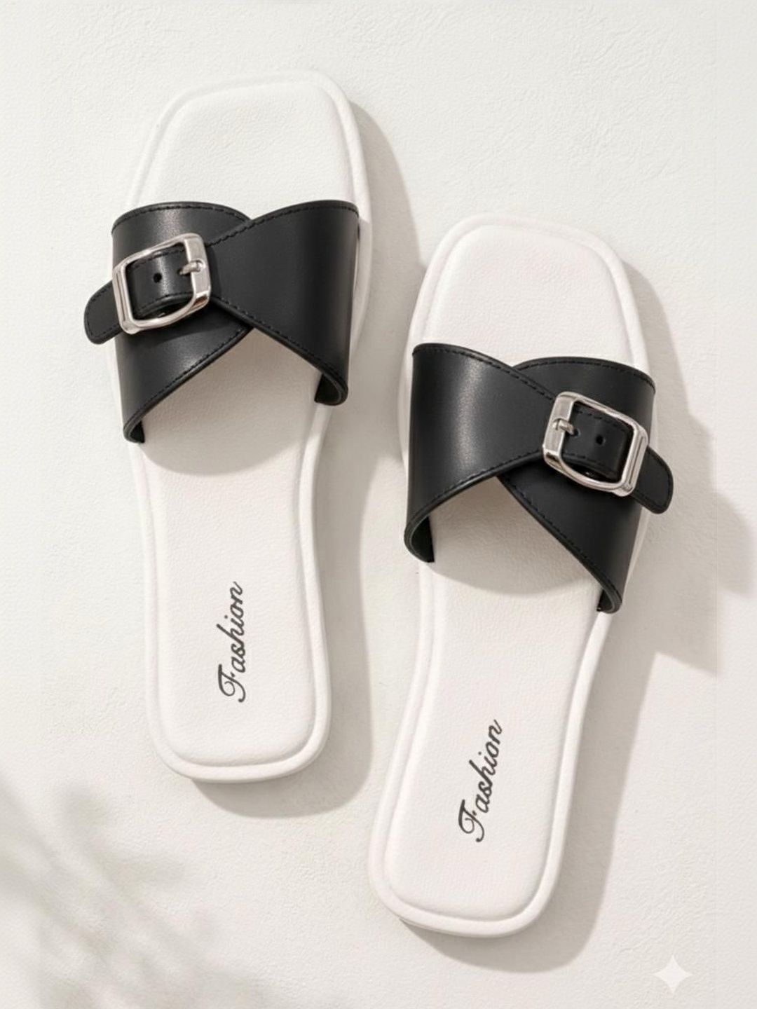 Roadster The Lifestyle Co Colourblocked Open Toe Flats-picture-11