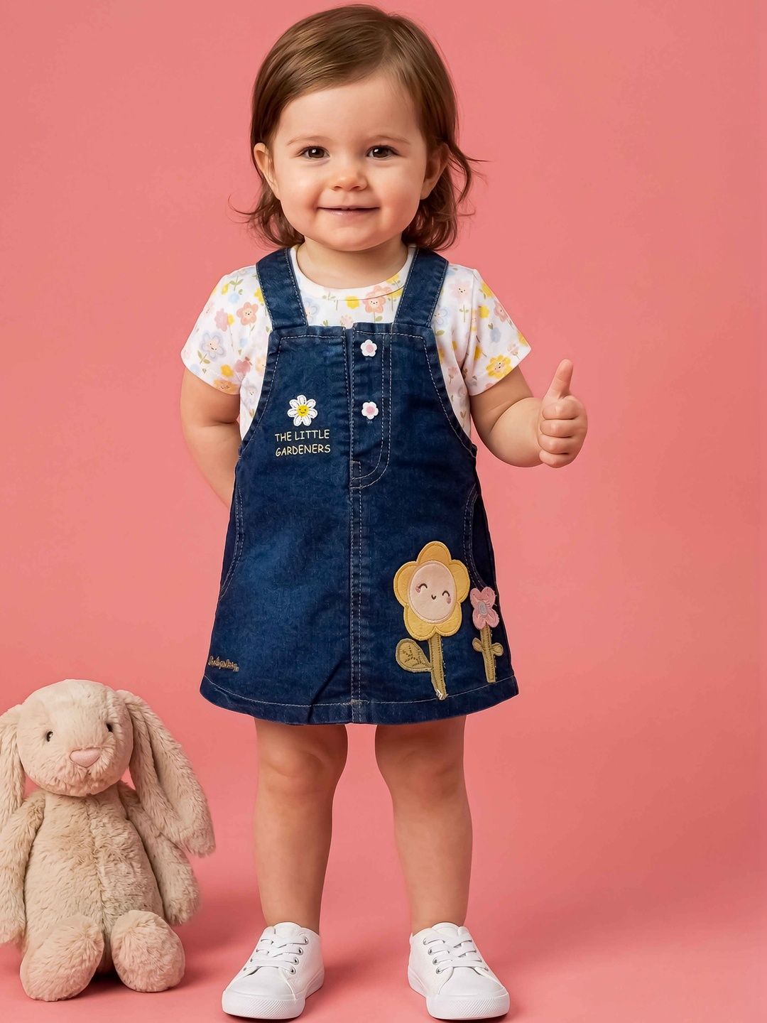 Babys Day Girls Cotton Dungarees-picture-58