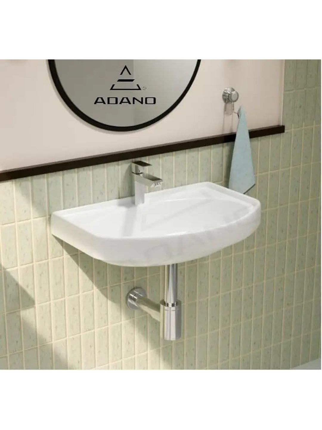 ADANO White Ceramic Bathroom Accessories-picture-39