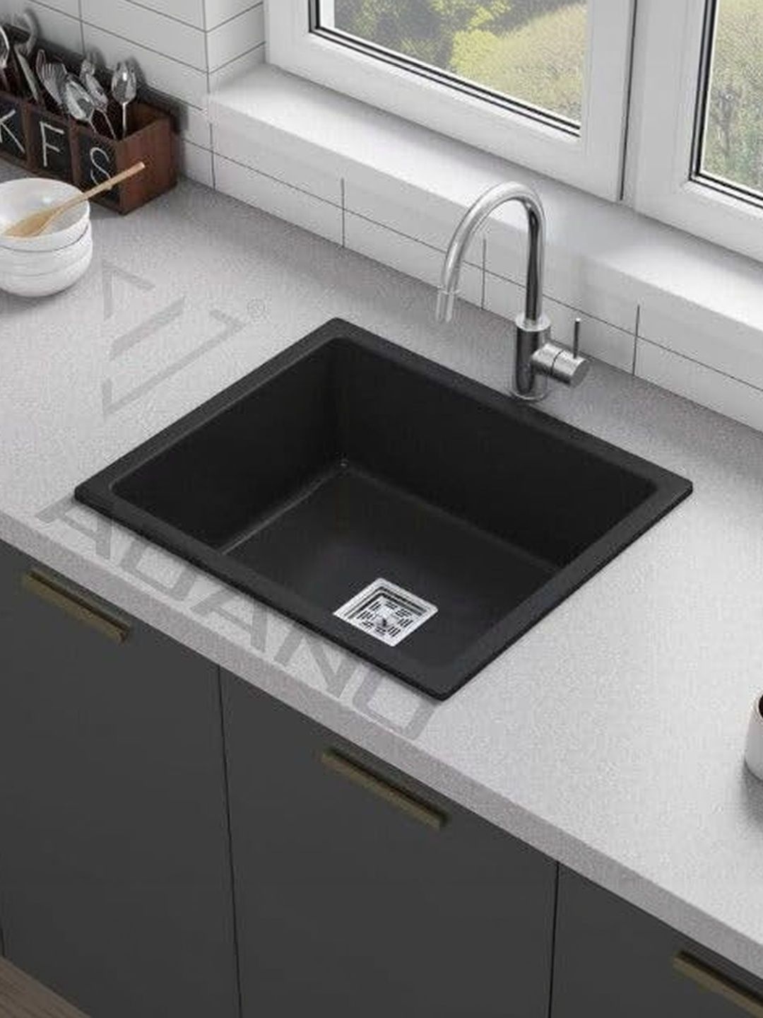 ADANO Black Marble Bathroom Accessories-picture-50