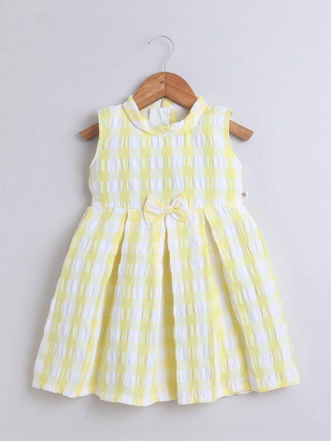 BUMZEE Checked Fit & Flare Dress-image-22