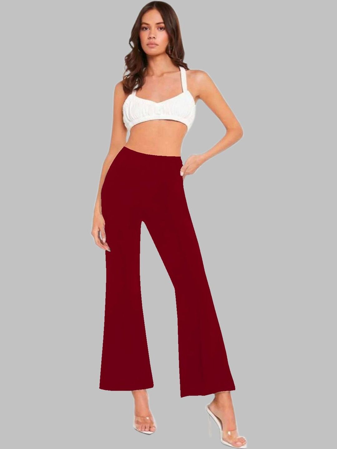 Navyankaa Women Straight Fit High-Rise Trousers-picture-32