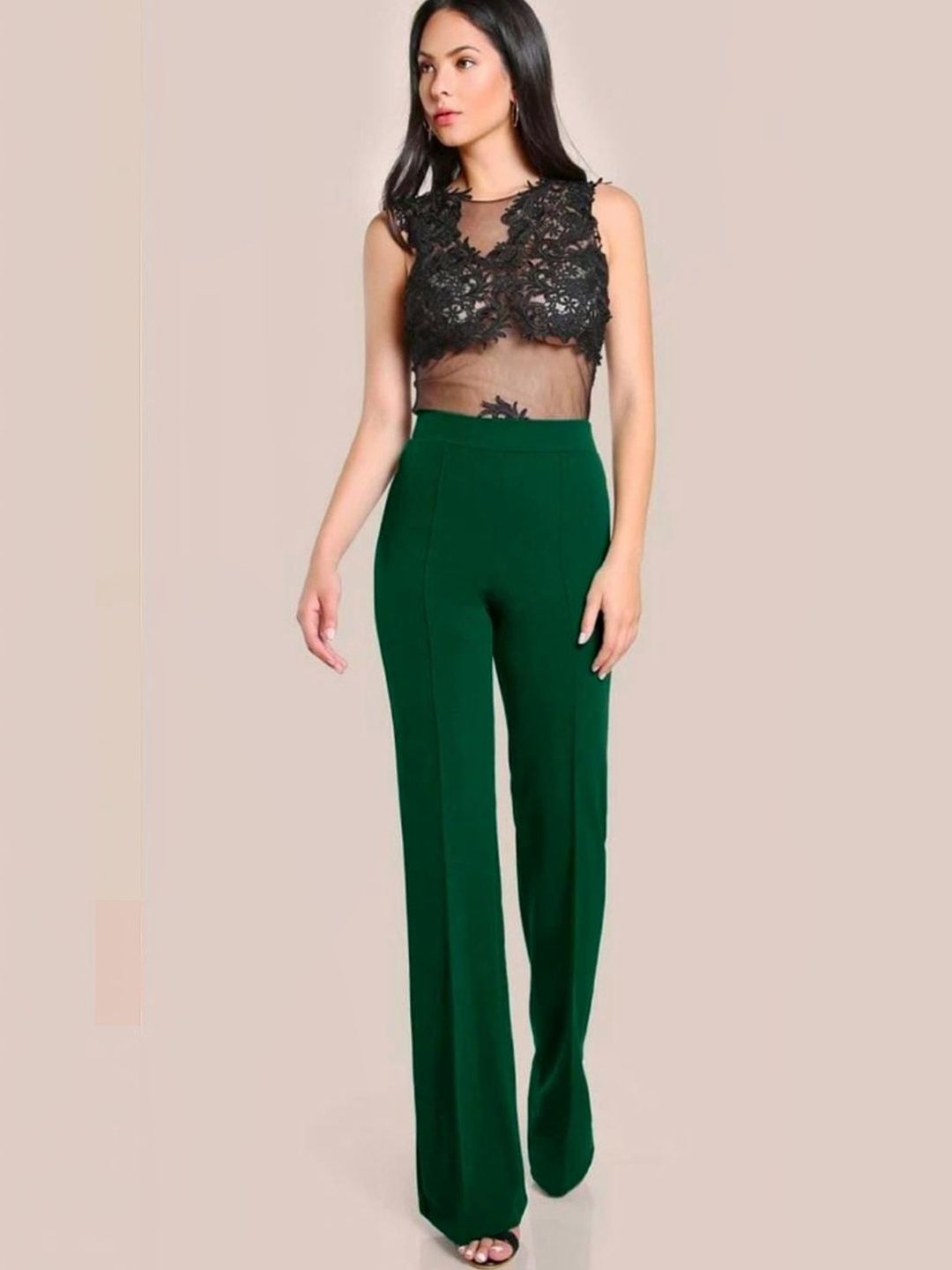 Navyankaa Women Straight Fit High-Rise Trousers-picture-36
