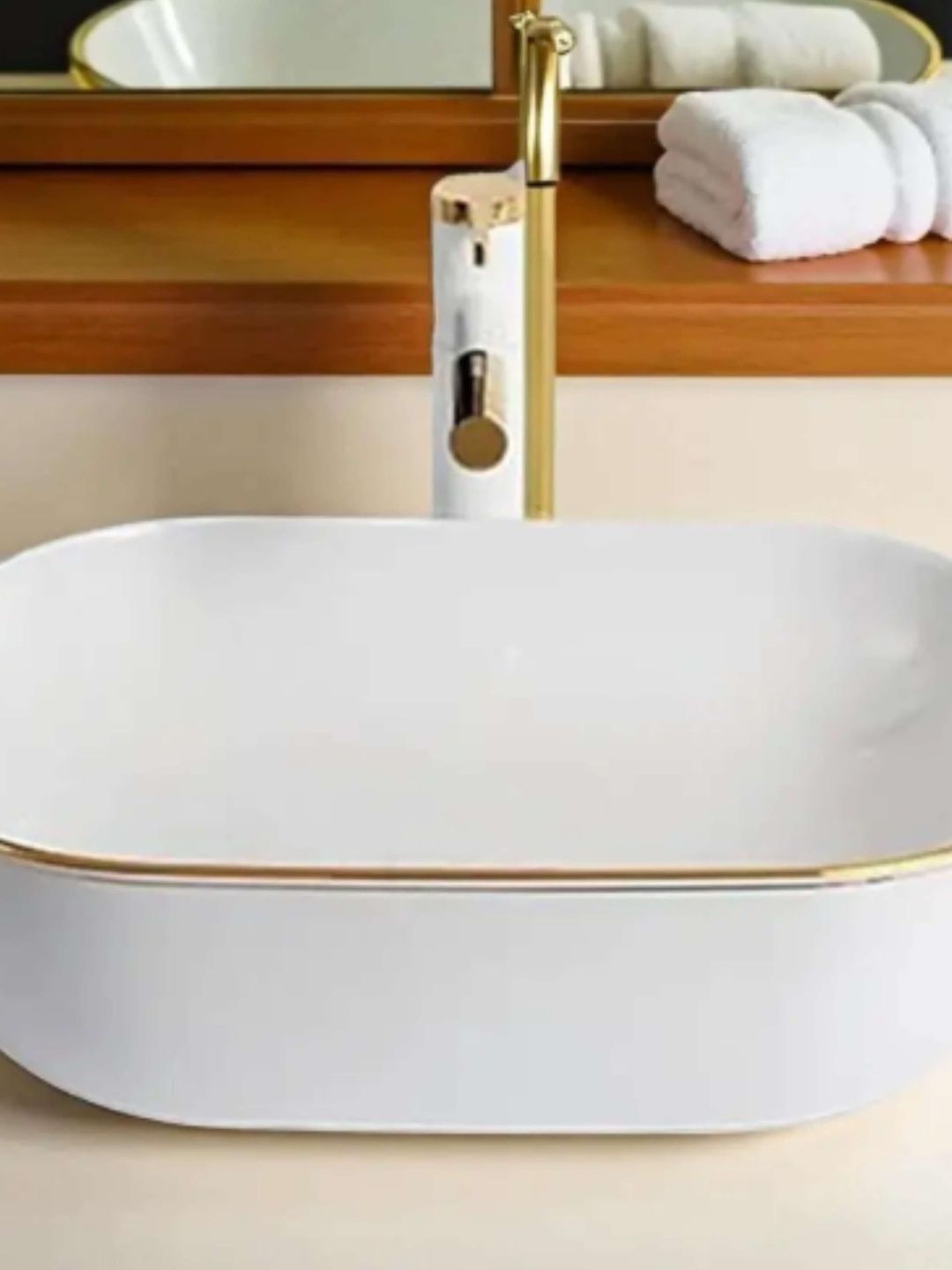 ADANO White Ceramic Bathroom Accessories-picture-14