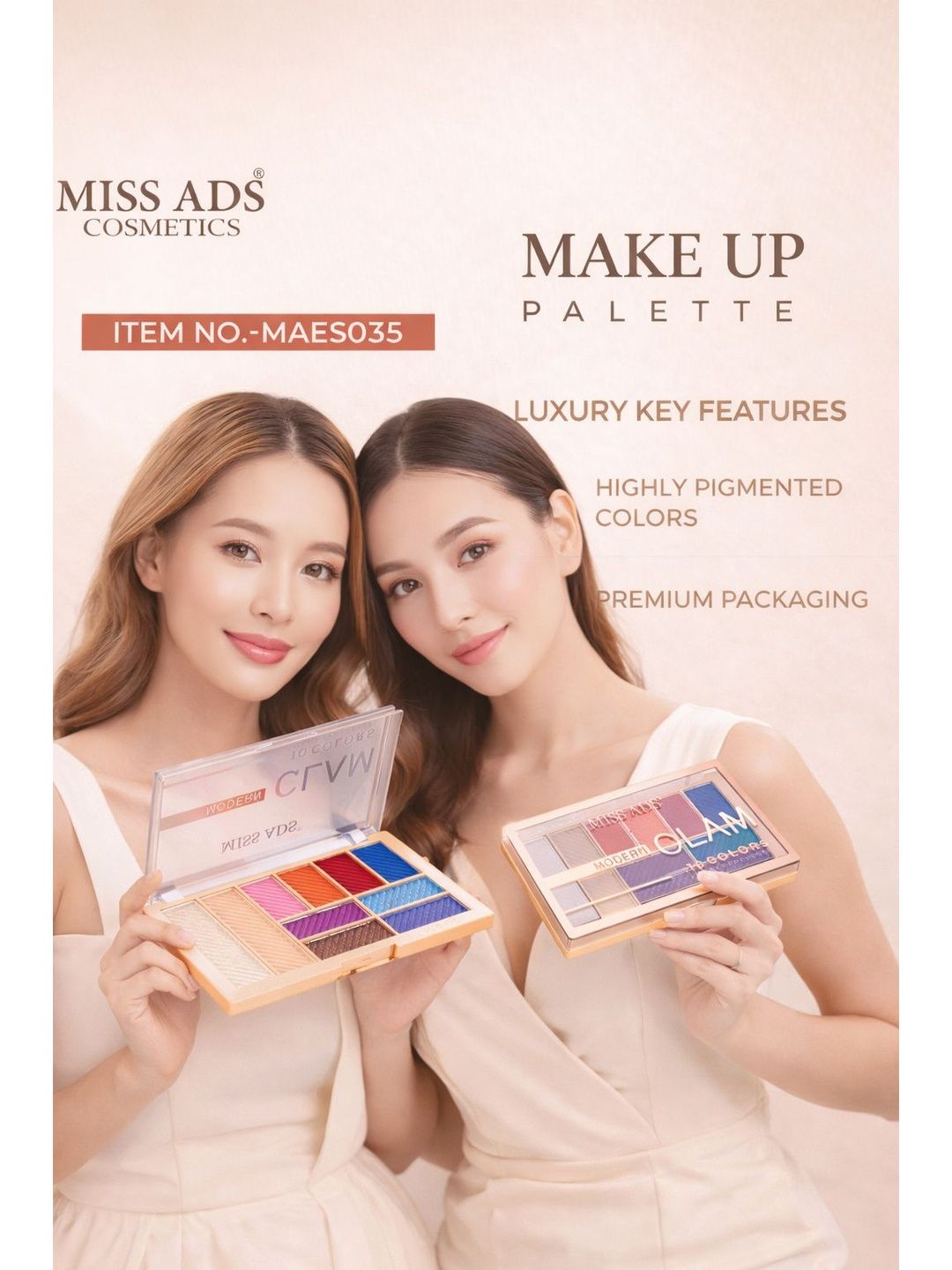 MISS ADS Long Wear Makeup Kit- Shade- MAES035-picture-29