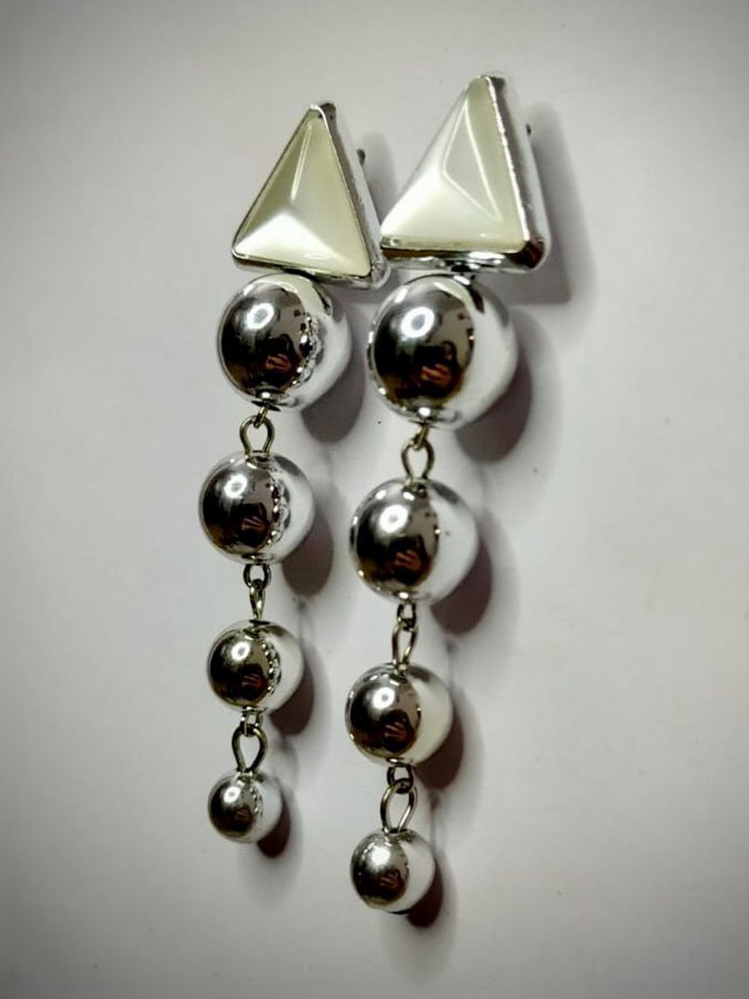 HIVE JEWELLS Spherical Drop Earrings-image-44