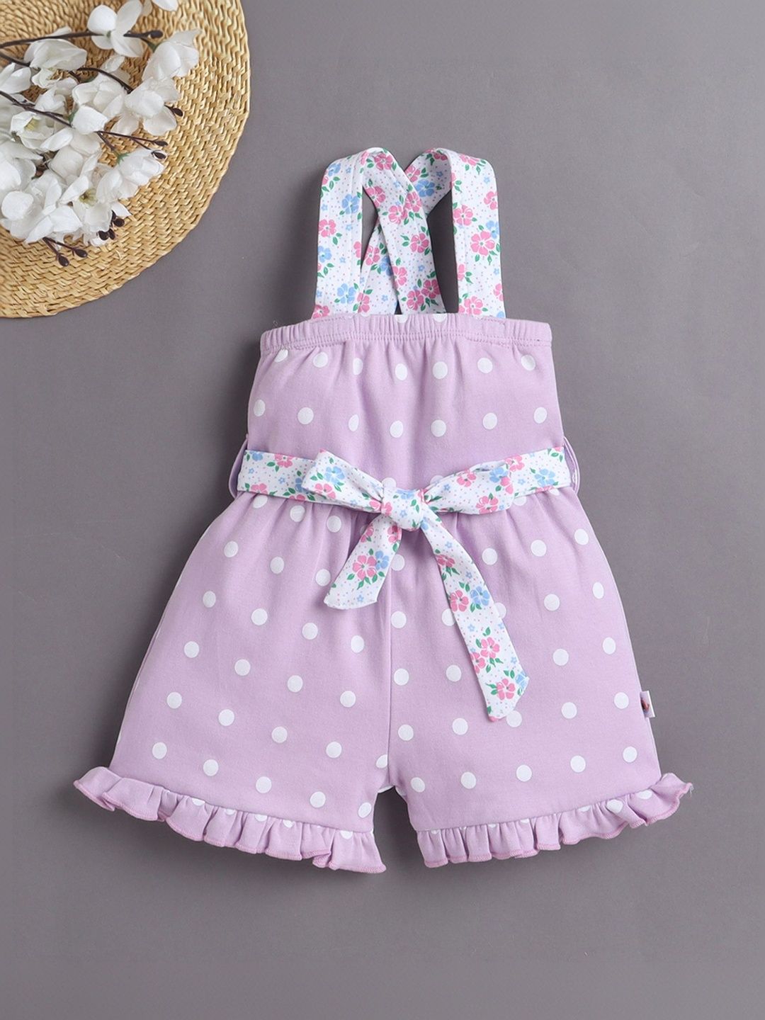BUMZEE Girls Printed Basic Jumpsuit with Ruffles-image-15