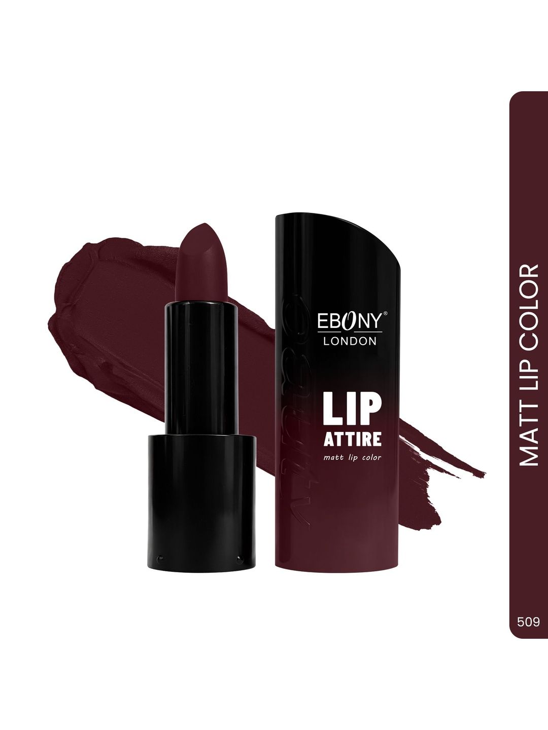EBONY LONDON Lip Attire Matte Bullet Lipstick - Shade-509-image-35