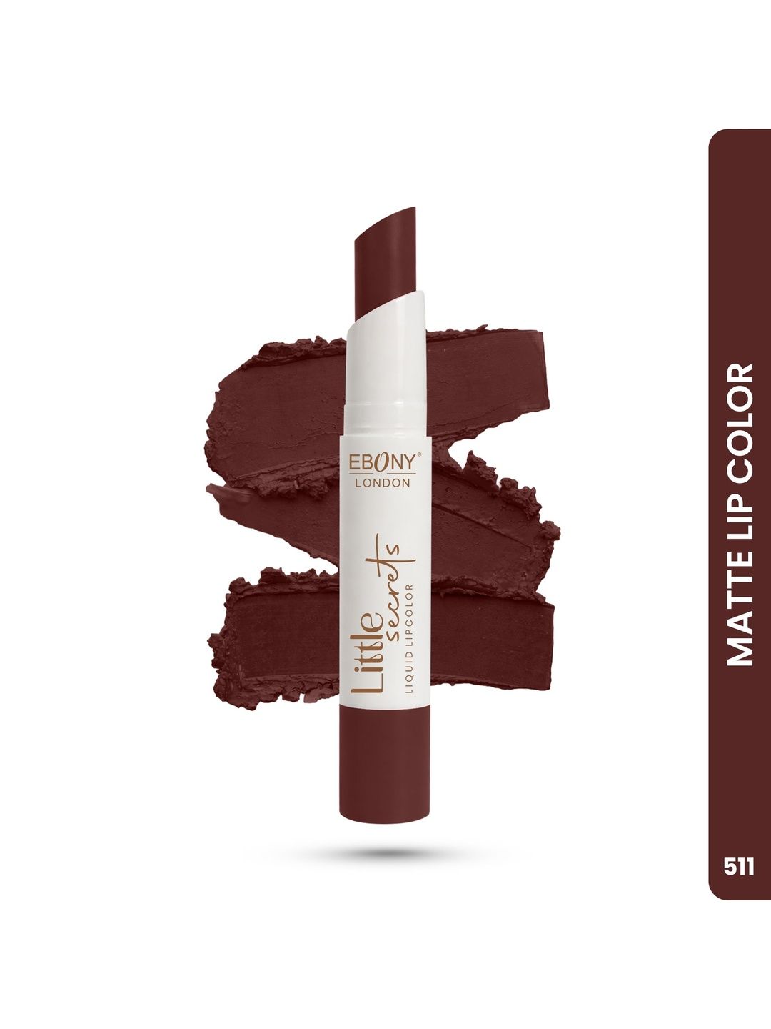 EBONY LONDON Little Secret Long Lasting Matte Crayon Lipstick - Shade-511-image-28