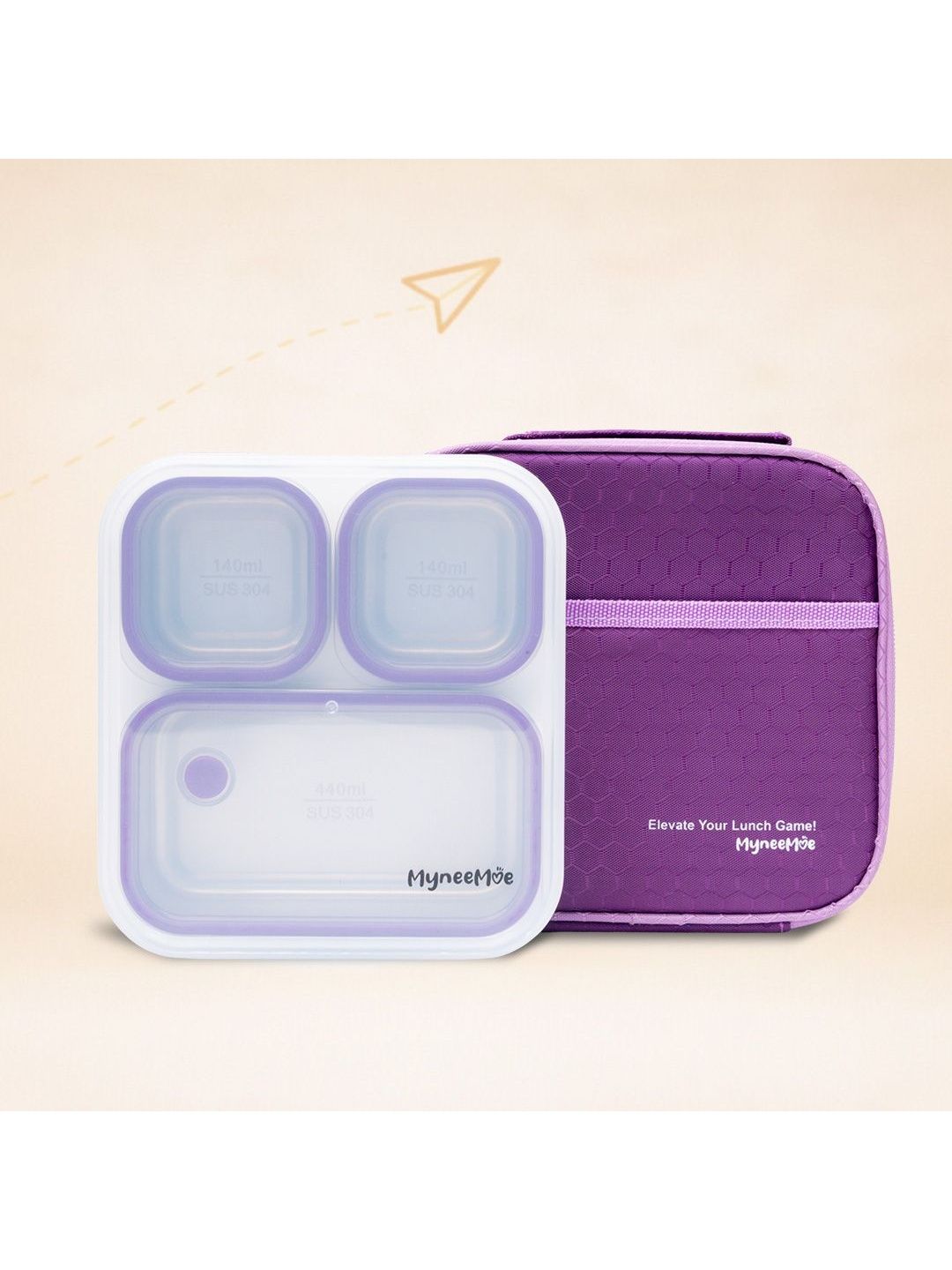 MyneeMoe Purple 2026 Stainless Steel Leak Resistant Lunch Box-picture-23