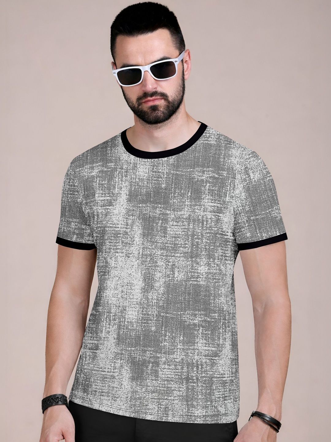HAPPY KHAJANA Men Printed T-shirt-picture-5