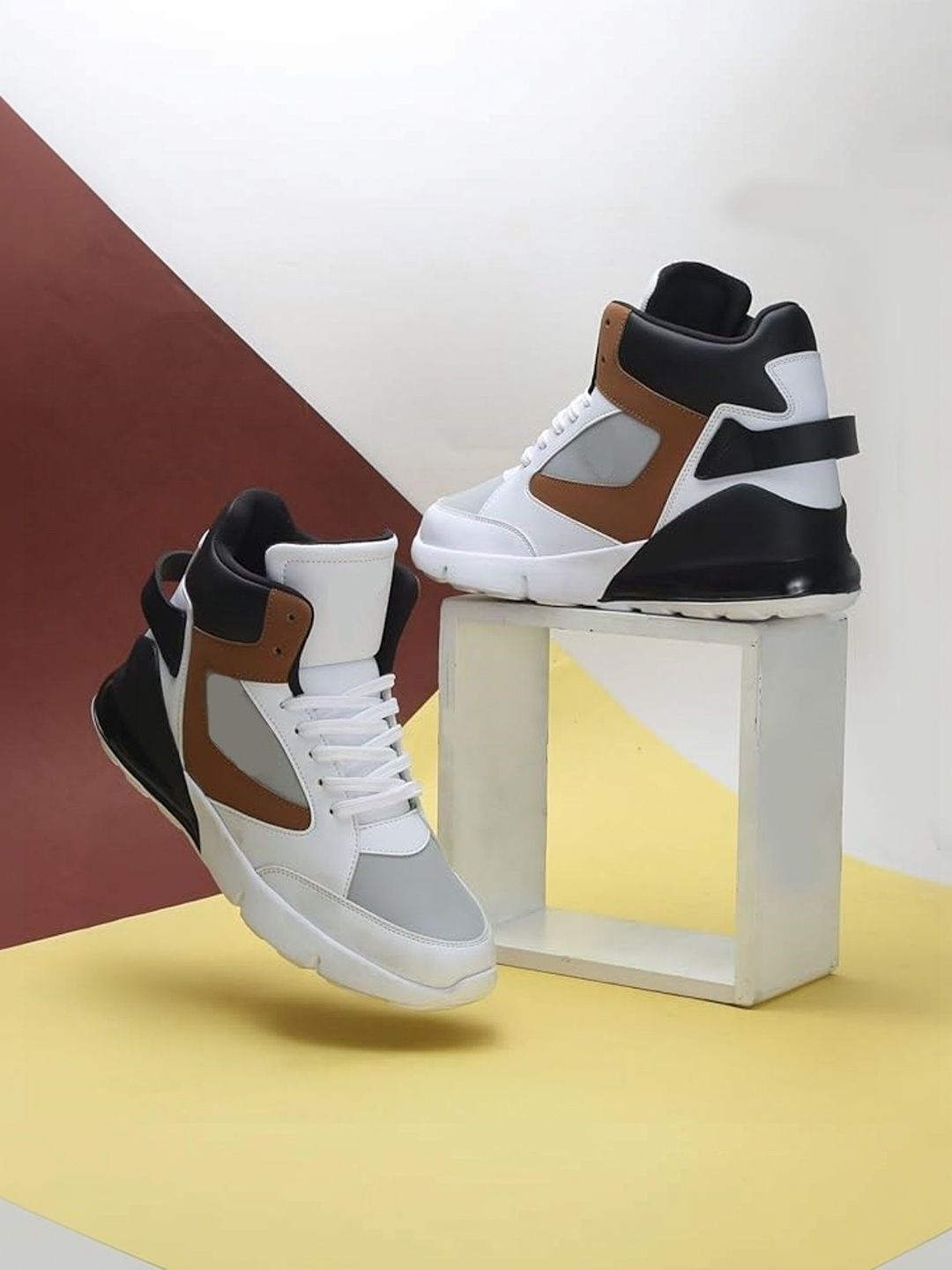 Golazo Men PU High-Top Sneakers-picture-23