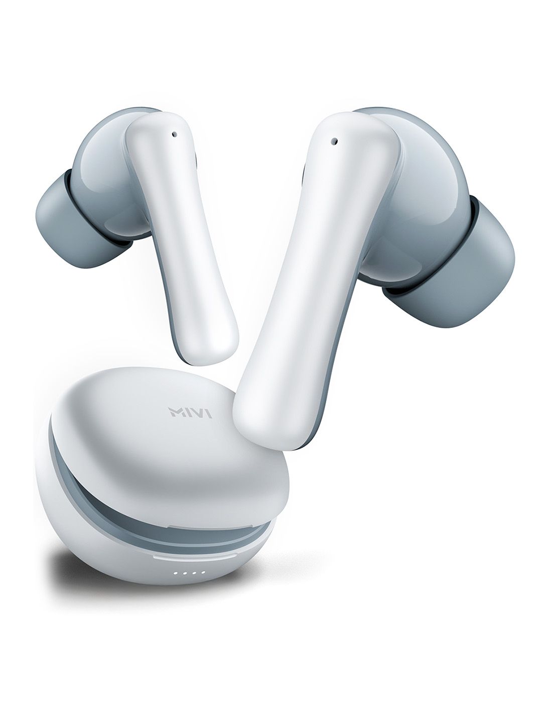 mivi DuoPods Marathon TWS Earbuds - Moon White-picture-18