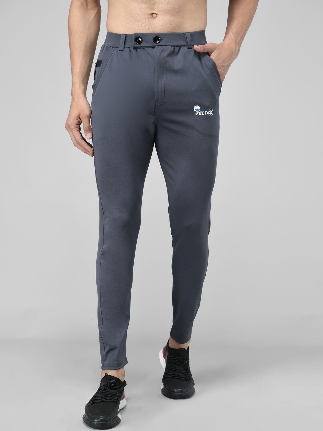 Veltick Men Slim Fit Easy Wash Trousers-picture-46
