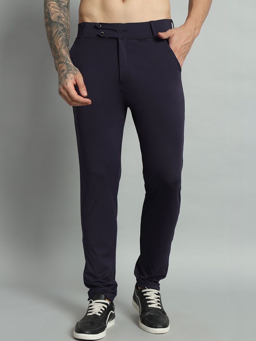Veltick Men Easy Wash Trousers-picture-22