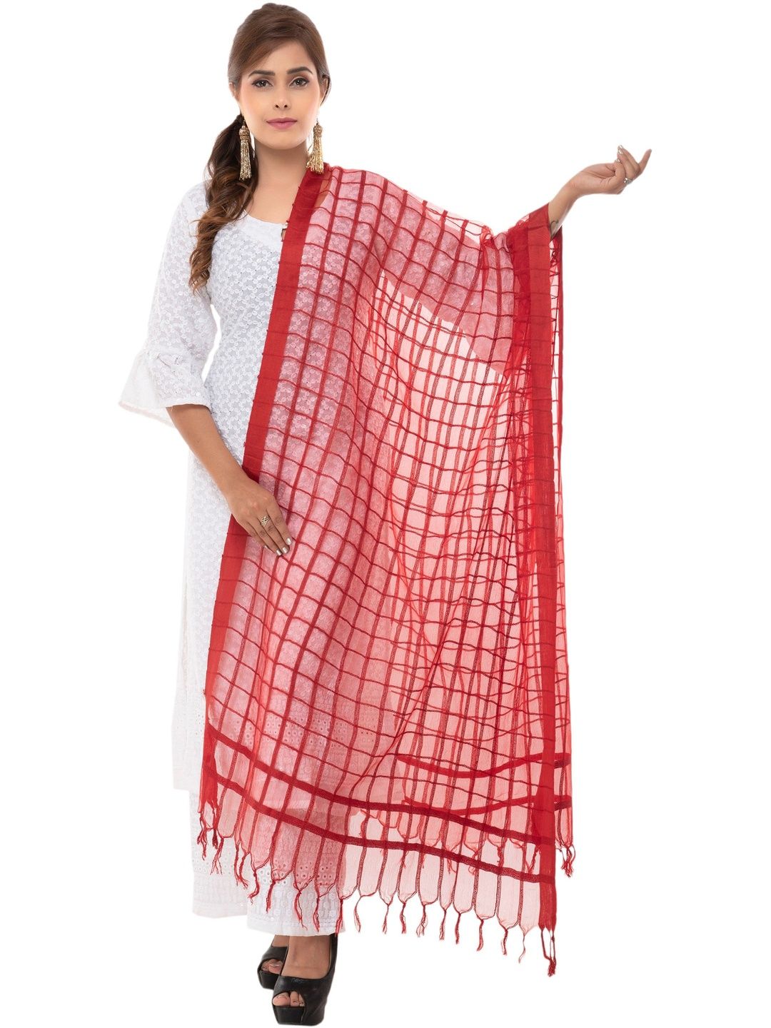 MOEZA Woven Design Dupatta-image-49