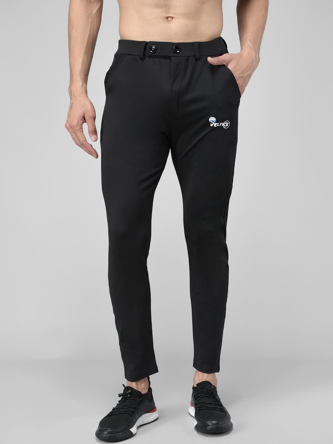 Veltick Men Slim Fit Easy Wash Trousers-picture-50