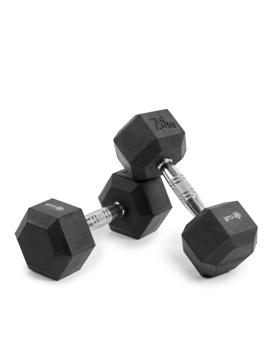 CULT Set Of 2 Hexagon Fixed Weight Dumbbell - 7.5 Kg Each-picture-46