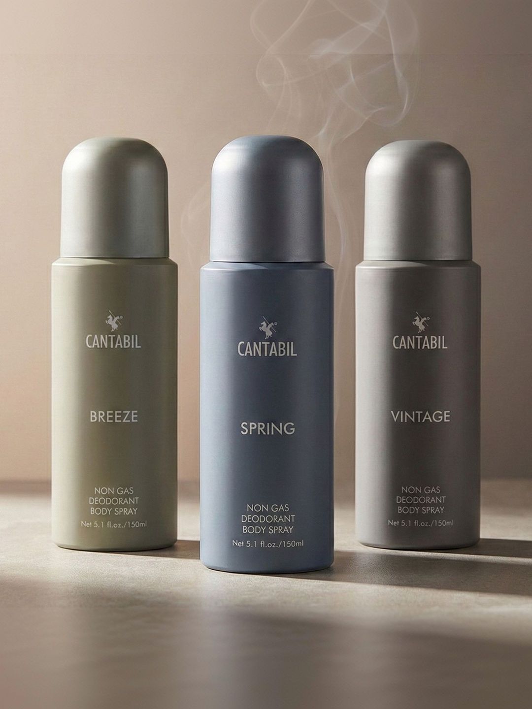 Cantabil Unisex Set Of 3 Breeze Spring Vintage Long-Lasting Deodorant - 150 ml Each-image-20