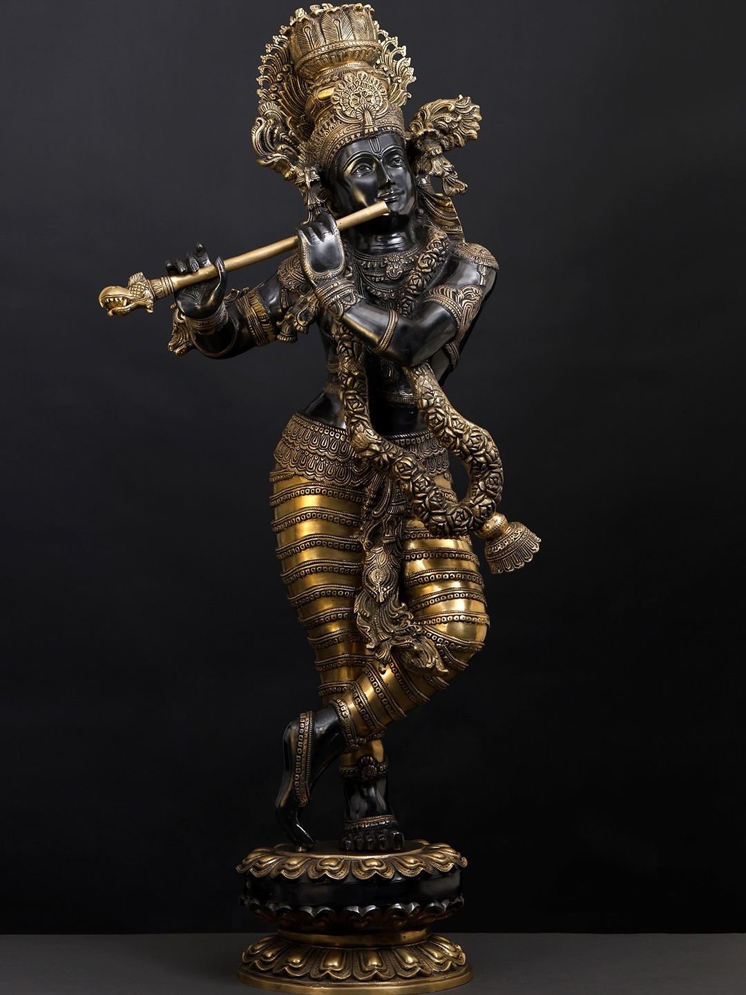 Exotic India Black Religious Idol Showpiece-picture-19