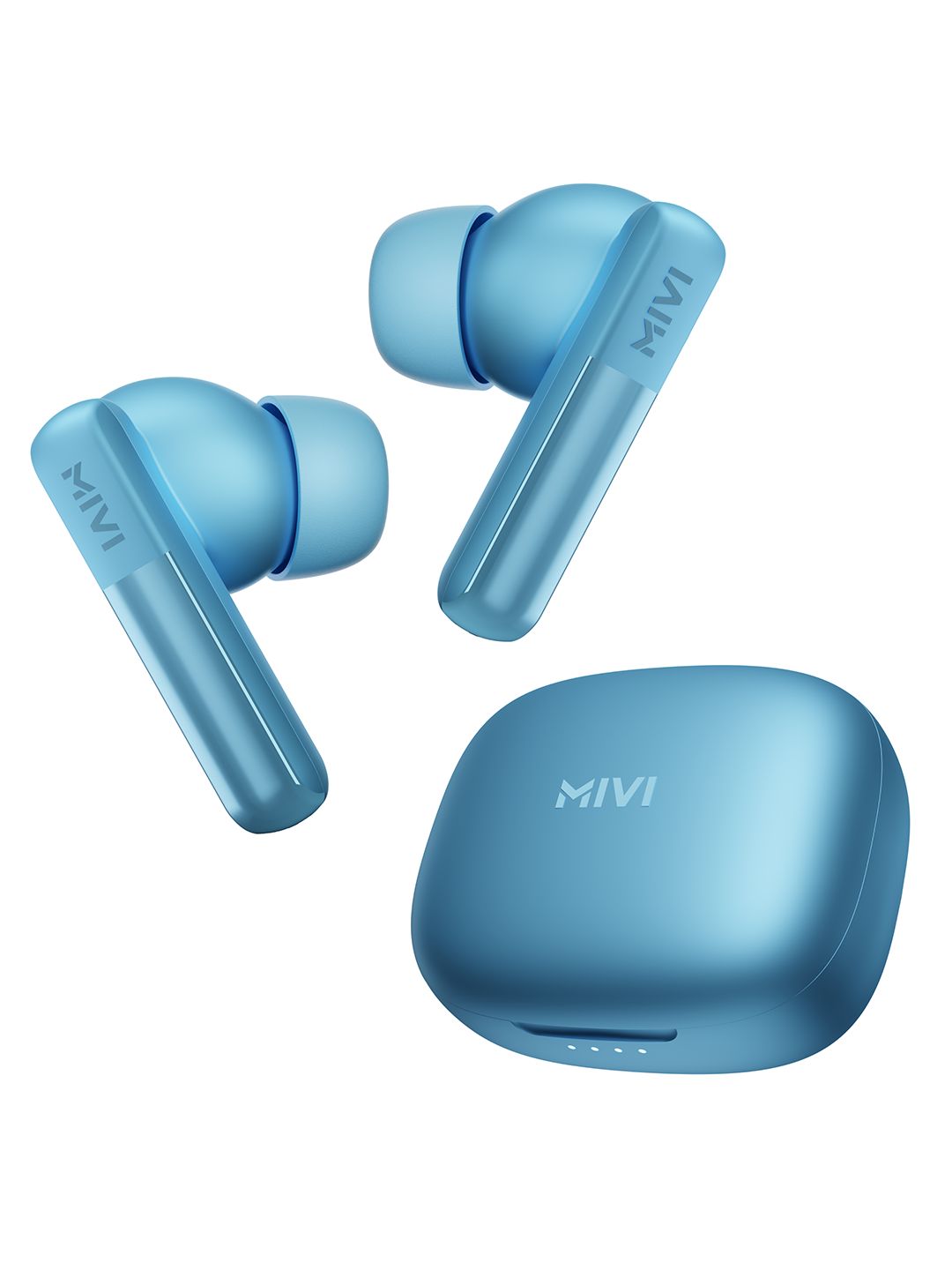mivi DuoPods Echo TWS Earbuds - Ice Blue-picture-10