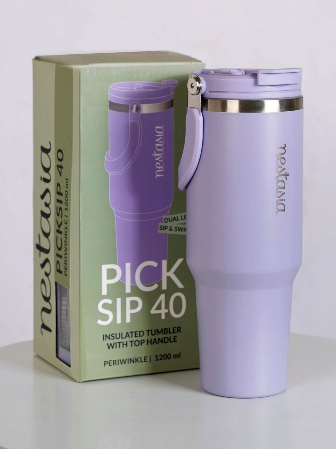 Nestasia Purple Single Stainless Steel Solid Water Bottle-picture-21