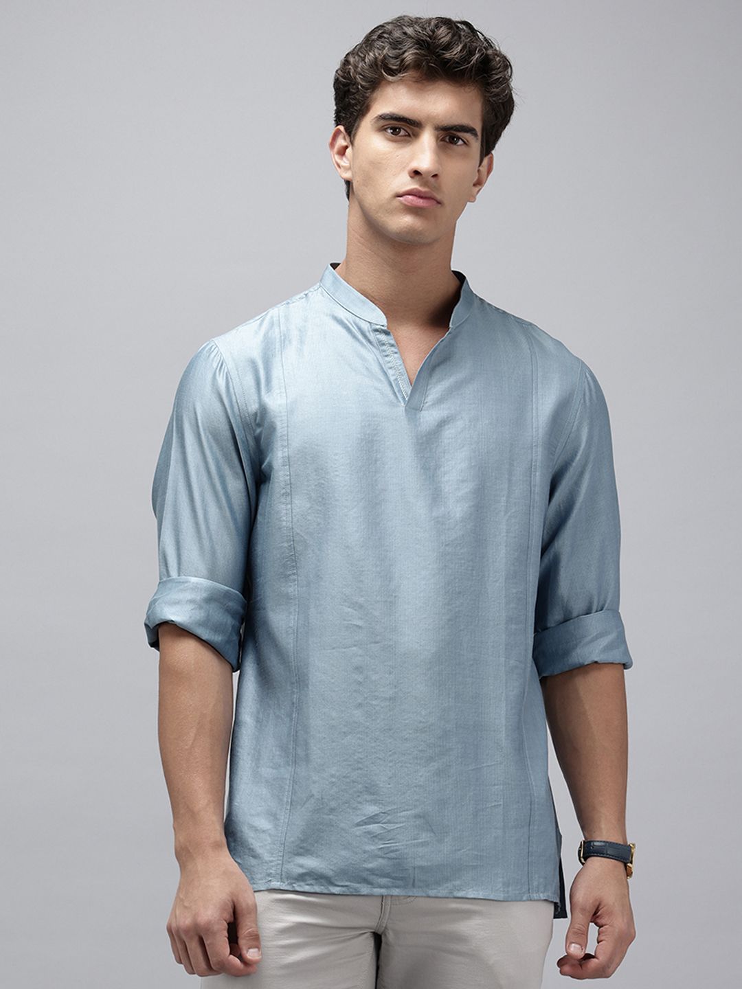 NAVNIV Mandarin Collar Straight Kurta deal from myntra NAVNIV Mandarin Collar Straight Kurta deal from myntra