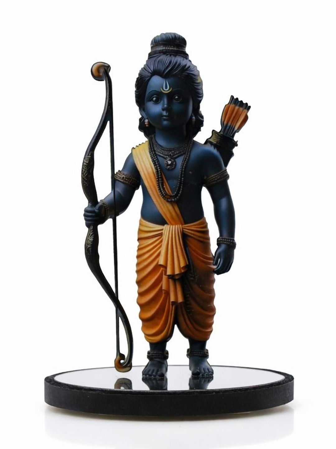 Adhvik Blue & Yellow Religious Figurine Showpiece-image-40