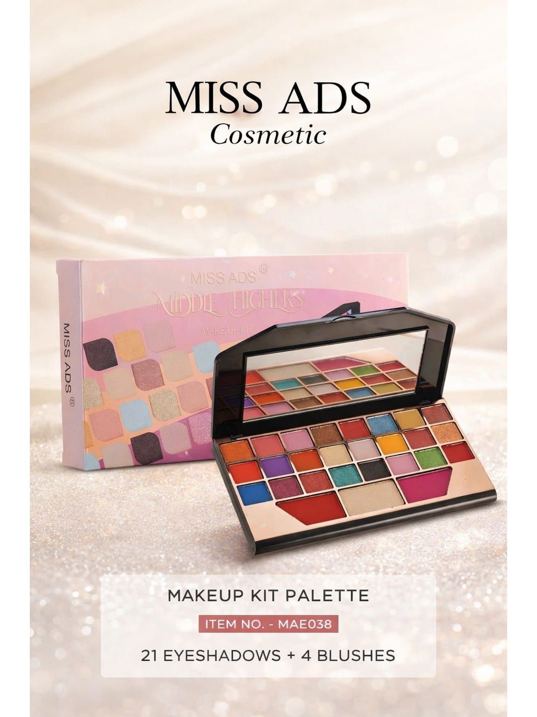 MISS ADS Make Up Kit Palette - 20 g - MAE038-picture-46