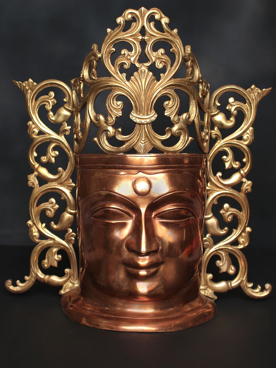 Exotic India Gold-Toned Buddha Idol Showpiece-picture-38